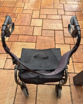 Chodítko / rollátor – skládací, se sedátkem a taškou - 2