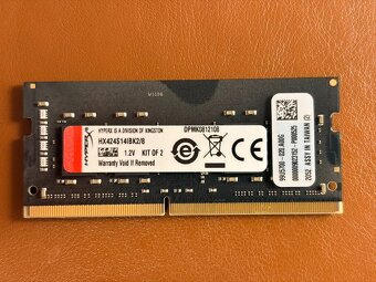 Kingston HyperX Impact 2×4GB DDR4 2400MHz CL14 – SODIMM - 2