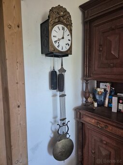 NÁSTĚNNÉ HODINY COMTOISE - FUNKČNÍ - 2