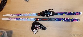 Dětské běžky 125 cm + boty č.34 + hůlky 100 cm - 2