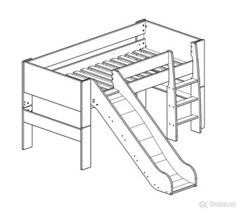 Skluzavka k posteli - 2