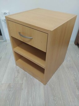 Noční stolek buk (TOP stav) - 2