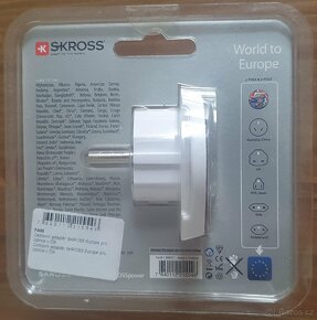 SKROSS - PA30 - cestovni adapter - world to Europe - 2