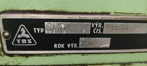 bruska na vrtaky BV 80   - TOS - 2