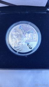 Stříbrná mince Český Lev 2023 s hologramem - 2