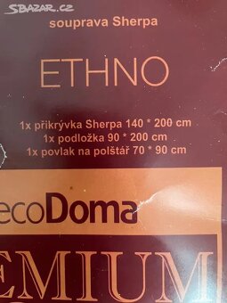 Beránková ložní souprava DecoDoma Sherpa NOVÁ - 2