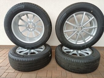 Original kola Mercedes 7.5Jx18 ET52.5+letni pneu - 2