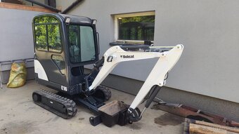 Minibagr Bobcat e16 2011 2x lžíce po Go - 2
