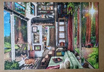 puzzle 1000 chata Ravensburger - 2