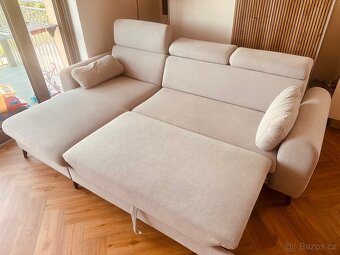 Sedací souprava rozkládací- rok stará - 2