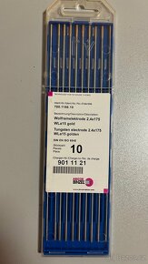 Wolframové elektrody zlaté, červené - 2