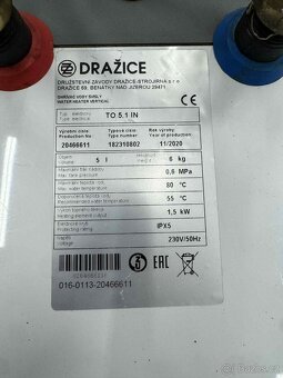 Eletkrický ohřívač vody Dražice TO 5.1 IN - 2