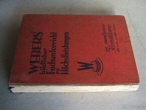 Weberova vysoká cukrářská škola-unikátní německá kniha - 2