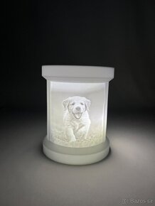 3D svietiace fotky - litografia / lithophane - 2