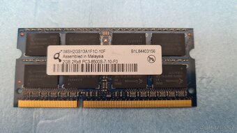 Qimonda DDR3 2GB 2Rx8 PC3-8500S-7-10-F0 - 2
