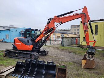 minibagr Kubota KX 080-4, dělené rameno - 2