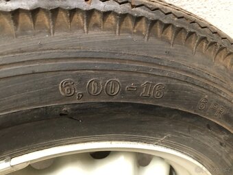 Kolo  škoda  tudor 16 palců s pneu 6-16 - 2