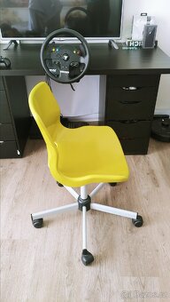 Židle na kolečkách otočná stavitelná - 2