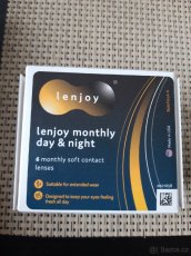 2 balení kontaktních čoček Lenjoy monthly day and night - 2