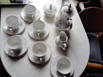 Čajový servis karlovarský porcelán - 2