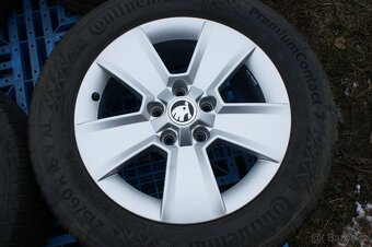 peknna original alu Skoda 5x112 take Audi Seat VW letni pneu - 2