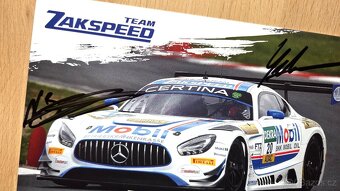 Rogivue a Sylvest Zakspeed Team Mercedes DTM autogram - 2
