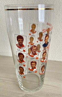 Sklenička Slavia Praha - tým r. 1970 - 2