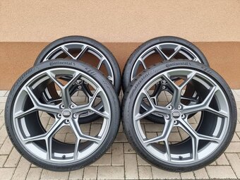 22″ 5×112 AUDI RS6 / RS7 PERFORMANCE “TITAN GRAY MATT” nové - 2