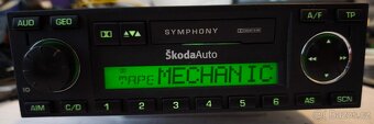Autorádio Škoda Symphony 1U0035161C kazeta s pinem - 2