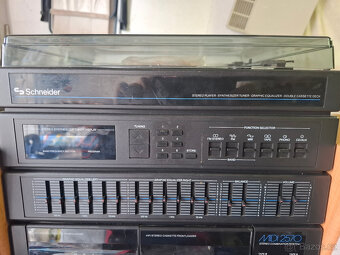 Prodám retro hifi věž,zásobník na kazety+kazety - 2