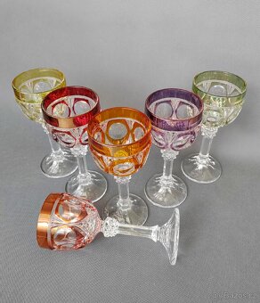 Luxusní sada křišťálových broušených sklenic od Hofbauer - 2