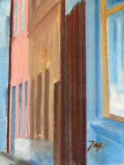 Obraz Jiří Zapletal Olomouc, olej na desce 70x50 - 2