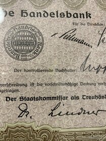 Starý německý dluhopis - 2