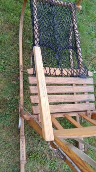 Starožitné saně vlčky , renwolf top stav - 2