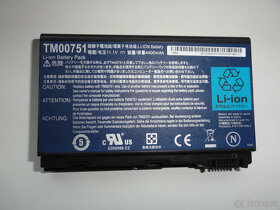 Baterie do notebooků Acer- TM00751, Grape32 atd. - 2