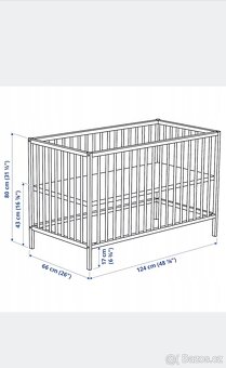 Dětská postýlka IKEA SNIGLAR 60×120 cm - 2