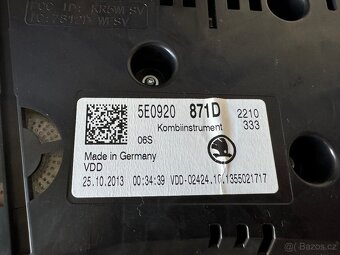 Panel pristroju Octavia 3 - 2