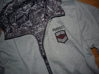 Oboustranná bunda vel 146-152 - 2
