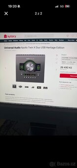 Nová Universal Audio Apollo Twin X Duo USB Heritage Editio - 2