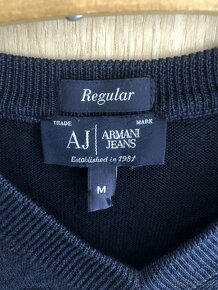 Armani Jeans modrý svetr vel M - 2