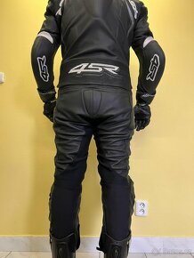 RR Evo III Grey Storm vel.56 kožená dvoudílná moto kombinéza - 2
