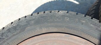 Yaris pneu s disky zimní 175/65 r14 - 2