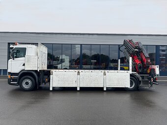 Scania G450 8x4 - valník s hydraulickou rukou FASSI - 2