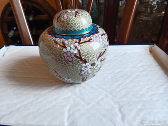 Pěkná smaltovaná doza- Cloisonné - 2