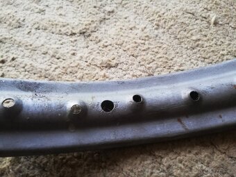 Moto ráfek 19" MANET M90 či ČZ 125/150, použitý, nevyužitý, - 2