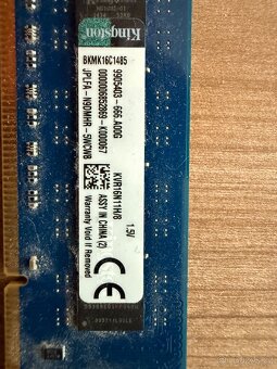 Kingston 8GB DDR3 1600MHz (KVR16N11H/8) - 2