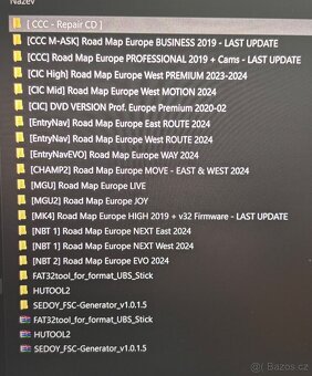 BMW mapy 2024 CCC, CIC, Entry, NBT, Champ - 2