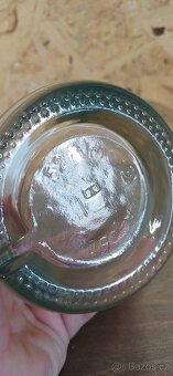 Lahev skleněná bez uzávěru se zesíleným sklem 500 ml (k disp - 2