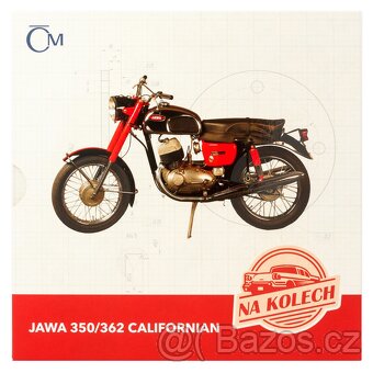 Stříbrná mince Na kolech - Motocykl JAWA Californian proof - 2