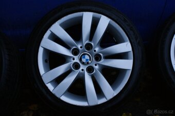 R17 alu kola BMW 5x120 dvourozměr pěkné letní pneu - 2